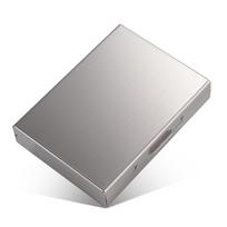 Men’s RFID Blocking Aluminum Credit Card Holder Metal Wallet Slim Pop Up Card Case Business ID Card Box Minimalist Pocket Wallet