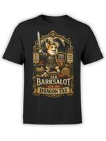 Sir Barksalot Dog Tshirt Unisex S