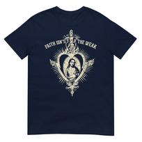 Faith Isnt For The Weak Christian Sacred Heart Graphic TShirt S
