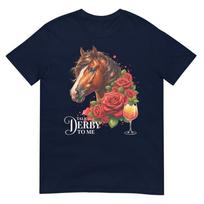 Talk Derby To Me Floral Funny Racing Horse TShirt S