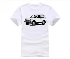 New Summer Cool Tshirt Niva 4x4 Taiga Off Road Cotton Tshirt Multi Colors Bushunisex Cossack Cotton Tee Shirt S