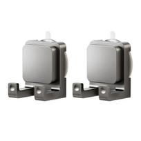 No Drill Paper Towel Hanger 2PCS Suction Cup Hooks, Double Hook Design, One-Hand Operation Drilling Convenient Dispenser Hooks Towels And Small Items juoda