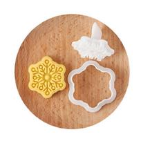 Snowflake Biscuit Mold Cookie Stamps Fondant Biscuit Pastry Cookie Cutters