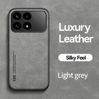 Shockproof Case For Xiaomi Poco F8 Pro F8 Ultra F7 Pro Ultra F6 Pro Cover Magnetic Leather Car Holder Phone Capa Coque Funda Poco F8 Pro šviesiai pilka spalva