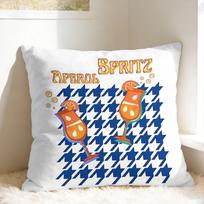 Aperols Spritz Pillow Cover  Comfy Cushion Cover Kawaii Pillow Case For Office Car Home Decor 40x40cm