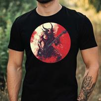 T-Shirt Herren Rock n Roll Dämon Motiv Baumwolle Größe XS bis 5XL S