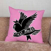 L-Lil Peep Cry Baby Pillow Case For Home Bedroom Car Office Decoration Living Room Sofa Cushion Cover Suitable 40x40cm
