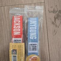 GOT7 2018 World Tour EYES ON YOU Strap Keyring Jackson/Jinyoung