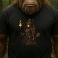 T-Shirt Herren Steampunk Hexe Motiv Baumwolle Größe S bis 5XL XXXL