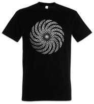 Leaves Spiral Herren T-Shirt Leaf Kreis Magic Kreisel Spirale Hypnose XXXXL