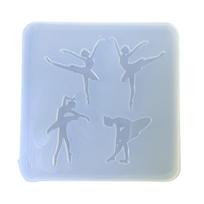 Silicone Fondant Molds Baking Accessories Dessert Molds Ballet Dancer Shape Easy Cleaning Silicone Baking Supplies 1