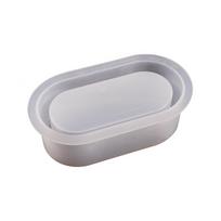 Planter Mold Fashion Oval Shape Jewelry Storage Container Mold DIY Craft 1