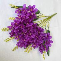 -Forked Fragrant Snow Simulation Flower Home Fake Flower Pottery Bouquet Ornament One Size