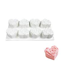 Rose Chocolate Mold Nonstick Silicone Cake Mold Gift Mousse Cake Mold  Chocolate Making White