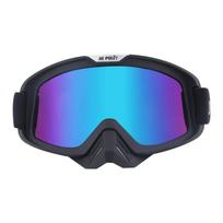 Cycling Protective Goggles Off-Road Riding Skiing Snowboarding Windproof Anti-Fog TPU Frame Adult Unisex Black Frame with Colored Lens