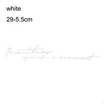New Personality Waterproof  English Letter Signature  Car Stickers  Auto Decal  Vinyl 29-5.5cm balta