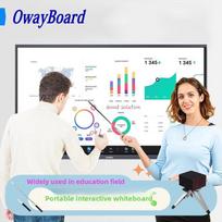 Classroom 82 Inch Interactive Whiteboard Infrared Touch Projection Type Whiteboard 220INCH