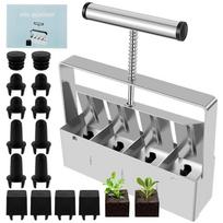 Handheld Manual Soil Block Maker, Seedling Soil Blocker Garden Planting Tool