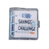 150/500/1000/2100/5000 Pounds Money Saving Binder PVC Mini Budget Binder  Cash Saving 500 pounds