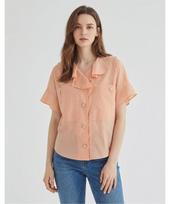 Misens Frilled Big Collar Blouse_Mb46Blm189Z Salmon(Sa)/6(66)