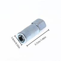 1 Pcs Iron/carbon Steel Butter Nozzle Explosion-proof Grease Flat Heavy Grease High Quality Iron/carbon Steel Replacement