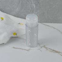 150 ml Deimanto formos tuščias buteliukas su pompa, skysčio, alkoholio, nagų lako valiklio dozatorius, manikiūro konteineris rožinė