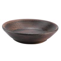 Wood Raw Fruit Dish Round Surface Shallow Raised Edge Dessert Plate Clear Wood Grain Smooth Serving Saucer Nut Storage