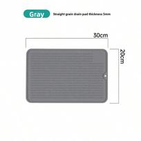 High temperature resistant silicone drain pad Sink filter pad Tableware Kitchen Dish Drying Mat pilka