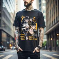 100% cotton TOPS UNISEX TEES MENS WOMENS Mashle T-Shirt Magic and Muscles Mash Cream Puff Kawai Anime Gift Shirt Best 534 M juoda