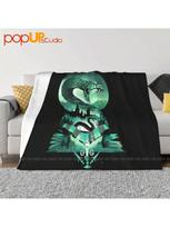 Jaukus Hario Poterio mokyklos pledas Prekės Sofa Dekoratyviniai metami pledai Super šiltas flanelis Miegamajam 75X95CM pilka spalva