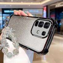 Star Lanyard Wrist Strap Plating Glitter Shockproof Silicone Case For Infinix Note 40 50 Pro Plus Smart 10 9 8 7 6 5 Back Cover Infinix Smart 8
