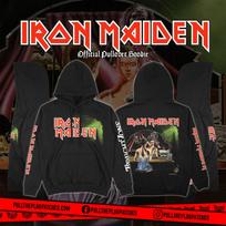 Iron Maiden Twilight Zone Megztinis su gobtuvu Vyrams Moterims Oversized Y2k Gatvės stiliaus Vilnos megztinis Heavy Metal Punk grupės Grafiniai drabužiai 4XL red