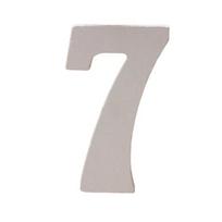 0-9 balti mediniai numeriai Vestuvių vakarėlio papuošalai Viešbučių namų dekoro nuotraukų rekvizitai 7 white