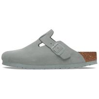 Birkenstock Boston Suede Leather Pure Sage Unisex Sneakers Grey 1029212 43