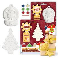 2x tapybos bauble Kalėdų pakabukas kūrybinis rinkinys vaikams dovana