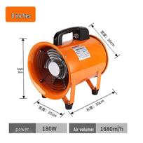 Portable Axial Flow Ventilation Fan CN plug (adapter included)