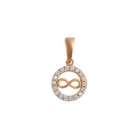 Auksinis pakabukas su cirkoniais Brasco 58205