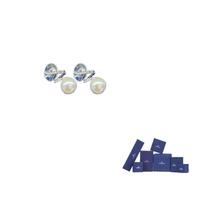 Swarovski Gabriella Stud Earrings Womens Silver F-Original brand box sidabras