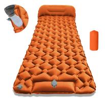Automatic Outdoor TPU Self-Inflating Self Inflatable Air Sleeping Pad Beach Hiking Camping Mat Mattress oranžinė