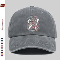 pc Women Husky Print Trucker Hat  Adjustable Buckle Strap Lightweight Baseball Cap with Husky Dog Design Suitable for Datin 1pc