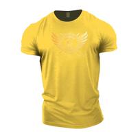 Vintažiniai Spartos T-shirt'ai Vyrams 3D Spartos Spaudinys Trumpomis Rankovėmis Viršutiniai Marškinėliai Vyriškas Raudonas T-shirt'as Oversize Marškinėliai Marškiniai Vyriški Drabužiai Apvalia Kaklo Iškirpte XXS yellow