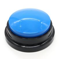 Pet Talking Buttons for Dogs and Cats - Communication Training Toy, Recordable Sound Buttons, Blue One Size mėlyna