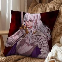 cartoon Griffith Guts Berserk Pillow Case Pillow Case Living Room Sofa Cushion Cover Suitable For Home Bedroom Room Decoration 35x35cm