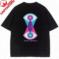 Vintage Tame Impala Graphic TShirts Unisexs Clothing Pop Rock Band Print TShirt Short Sleeved 2 Side Camisetas Fashion Retro Tee S