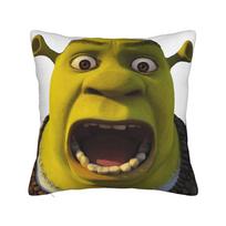 Shreks Smile Pillowcase Polyester Cushion Cover Decor  Pillow Case Cover Home Drop Shipping 45X45cm 40x40cm