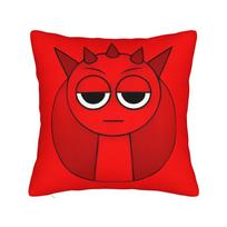Sprunki Grey Oren Funbot Square Pillow Covers Polyester Home Beats Game Cushion Case Cool Home Decoration Pillowcase 45*45 40x40cm