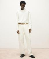 Il Corso Essential Mock Neck Long Sleeve Cream Iets5F503Cr Cream/00M