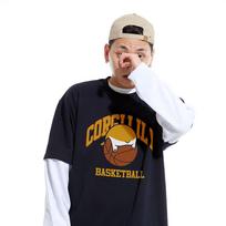 Sturf Corgi Lily Otb Layered Long Sleeve T-Shirt Navy/M