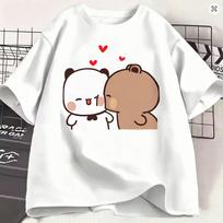Bubu Dudu Unisex T Shirts Shes My Bubu Funny Tees Short Sleeve O Neck Tshirts Pure Cotton Gift Idea Clothes S