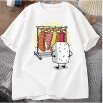 Sushi Wardrobe T Shirt Unisex Unisex Funny High Quality TShirt Cotton Graphic T Shirts Loose ShortSleeve Pritned Tshirt Unisex Tops S